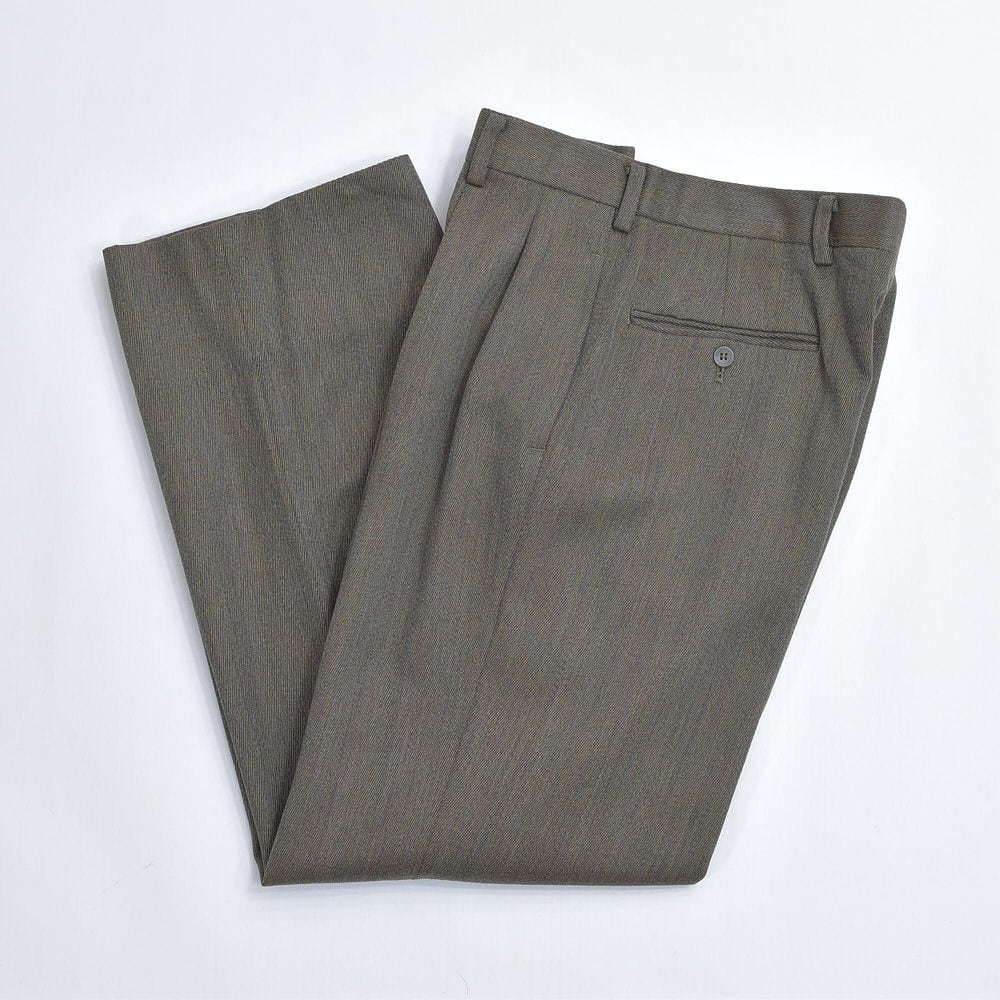 90～00s 日本製 Brooks Brothers ブルックスブラザーズ ウール 2タック