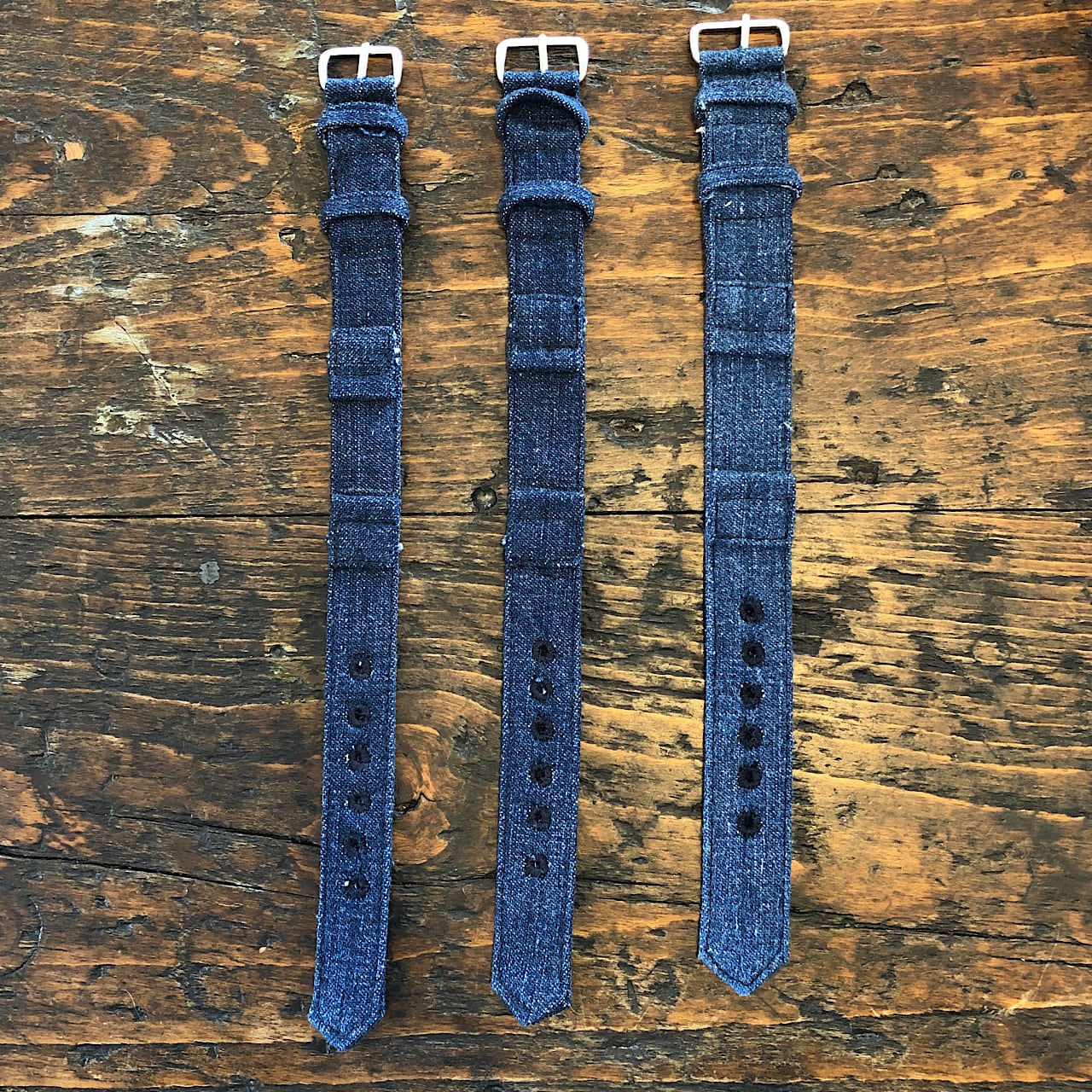 JANTIQUES Original Watch Belt (50s denim) | JANTIQUES内田商店