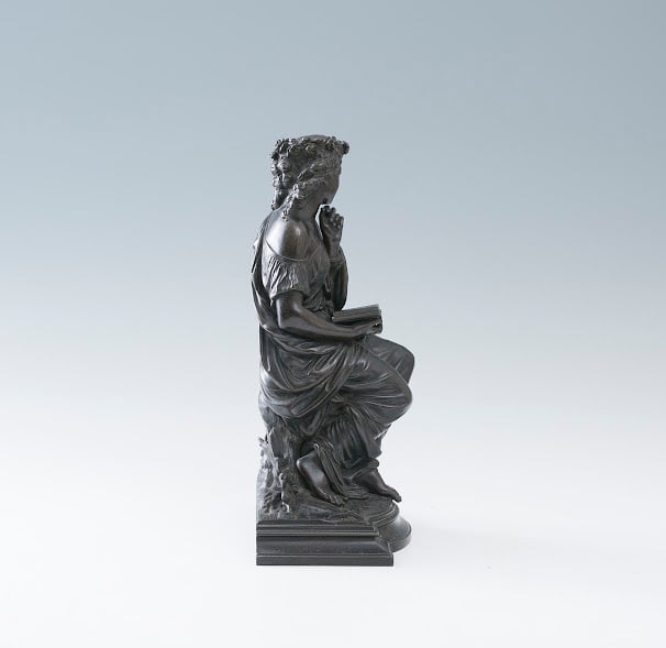 duchoiselle ブロンズ 銅製 少女像 置物 オブジェ インテリア 仏蘭西