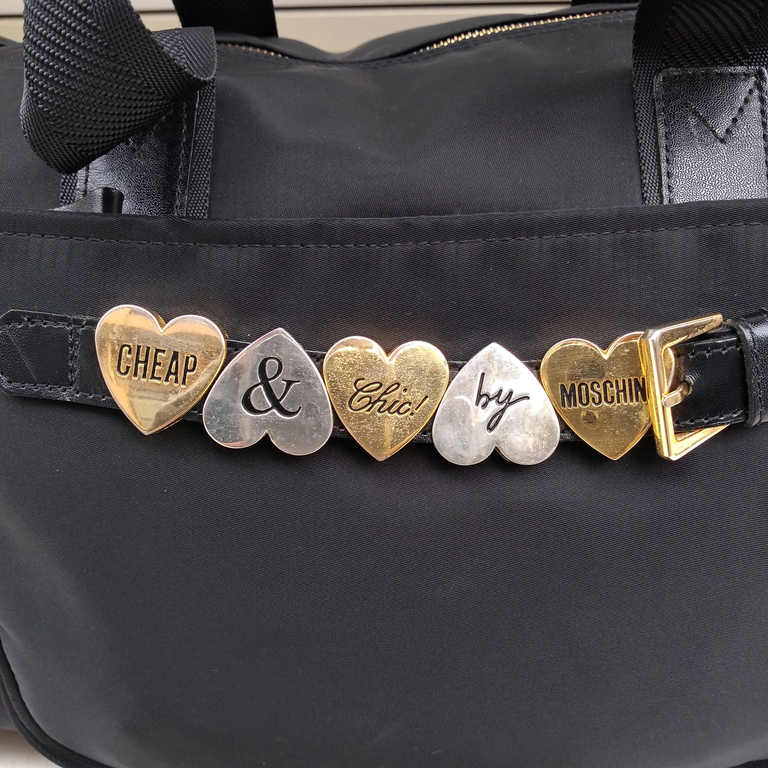 80s〜90s】モスキーノMOSCHINO/ビンテージ/ヴィンテージ/メタル