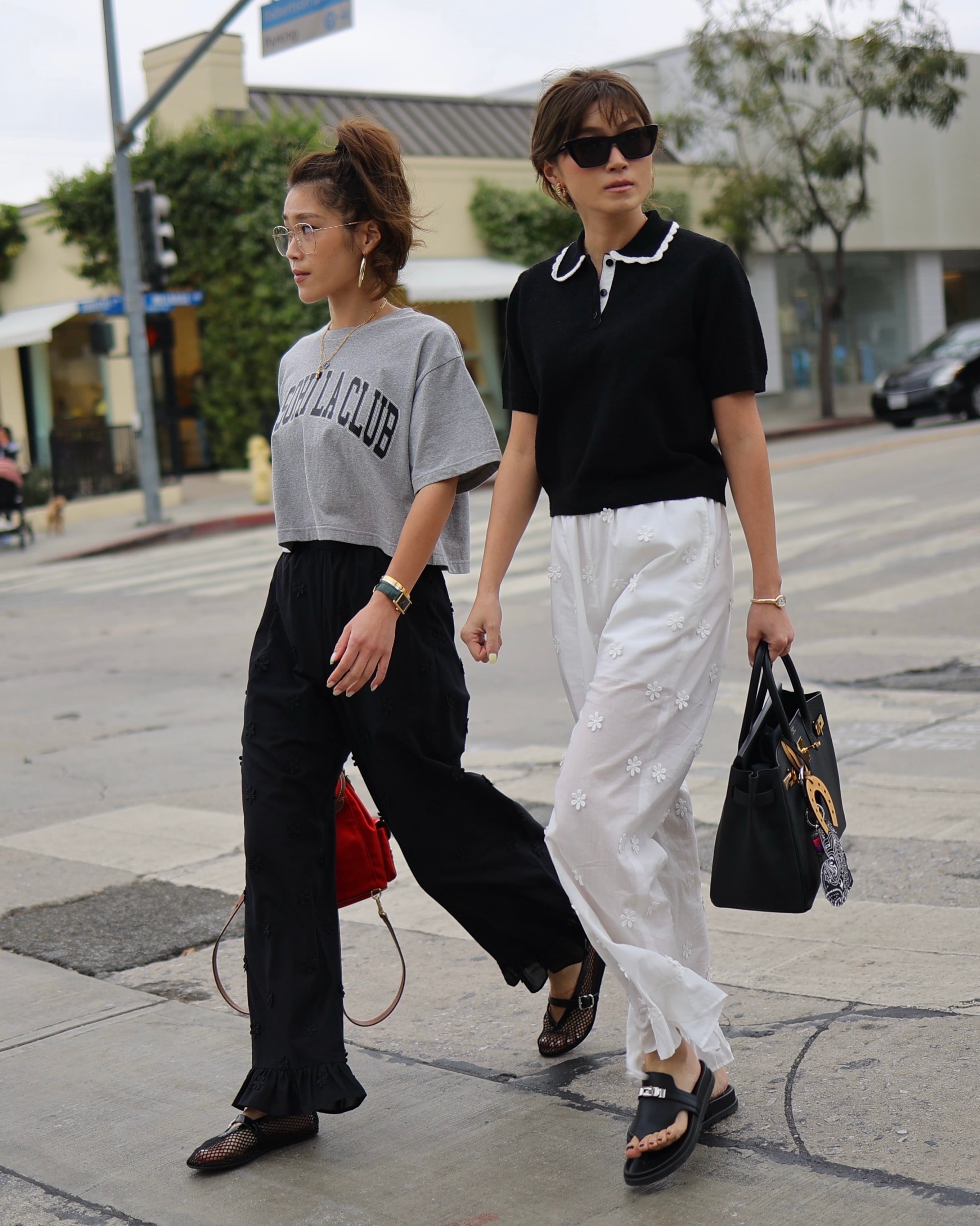 GPAC-303c Floret Pants / White | gypsohila