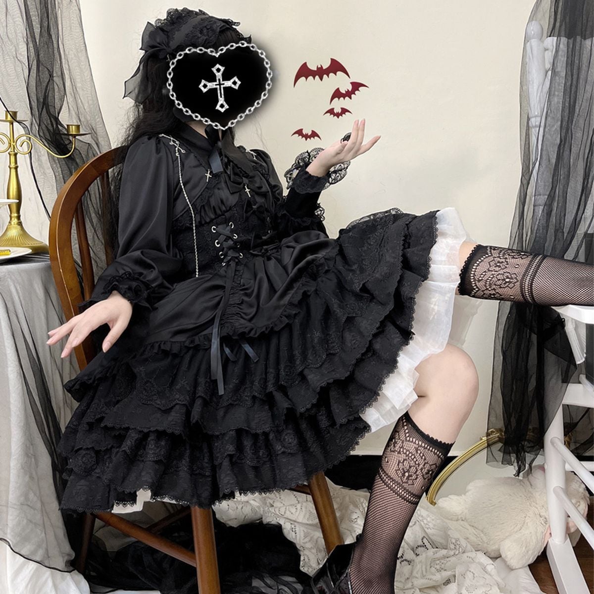 ゴシック十字コルセットJSKセット | Maiden's Rêve