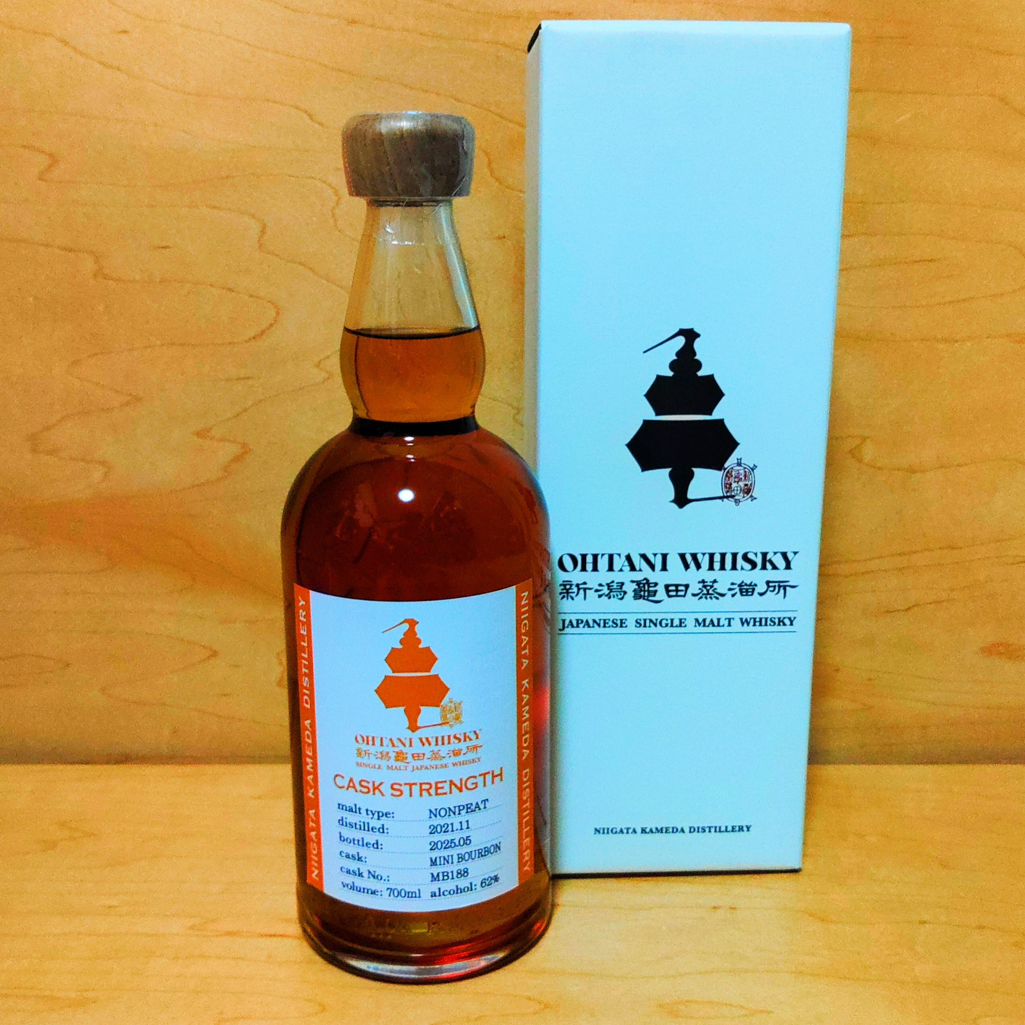 ボトル☆イベント限定品】新潟亀田蒸留所 OHTANI WHISKY カスク