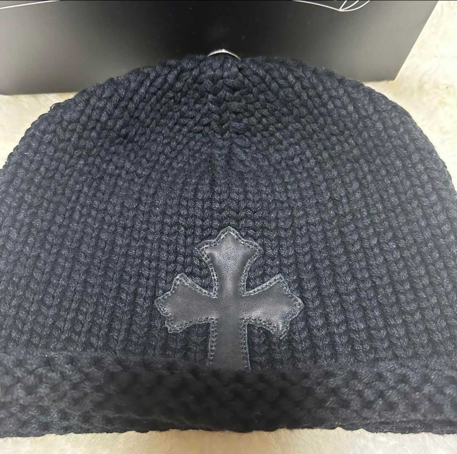 CHROME HEARTS クロムハーツ カシミヤ ニット帽 ニットキャップ