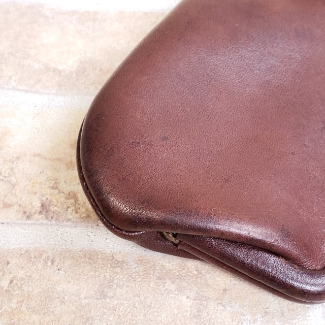 オールドコーチ ☆ レザー がま口 小銭入れ コインケース ポーチ