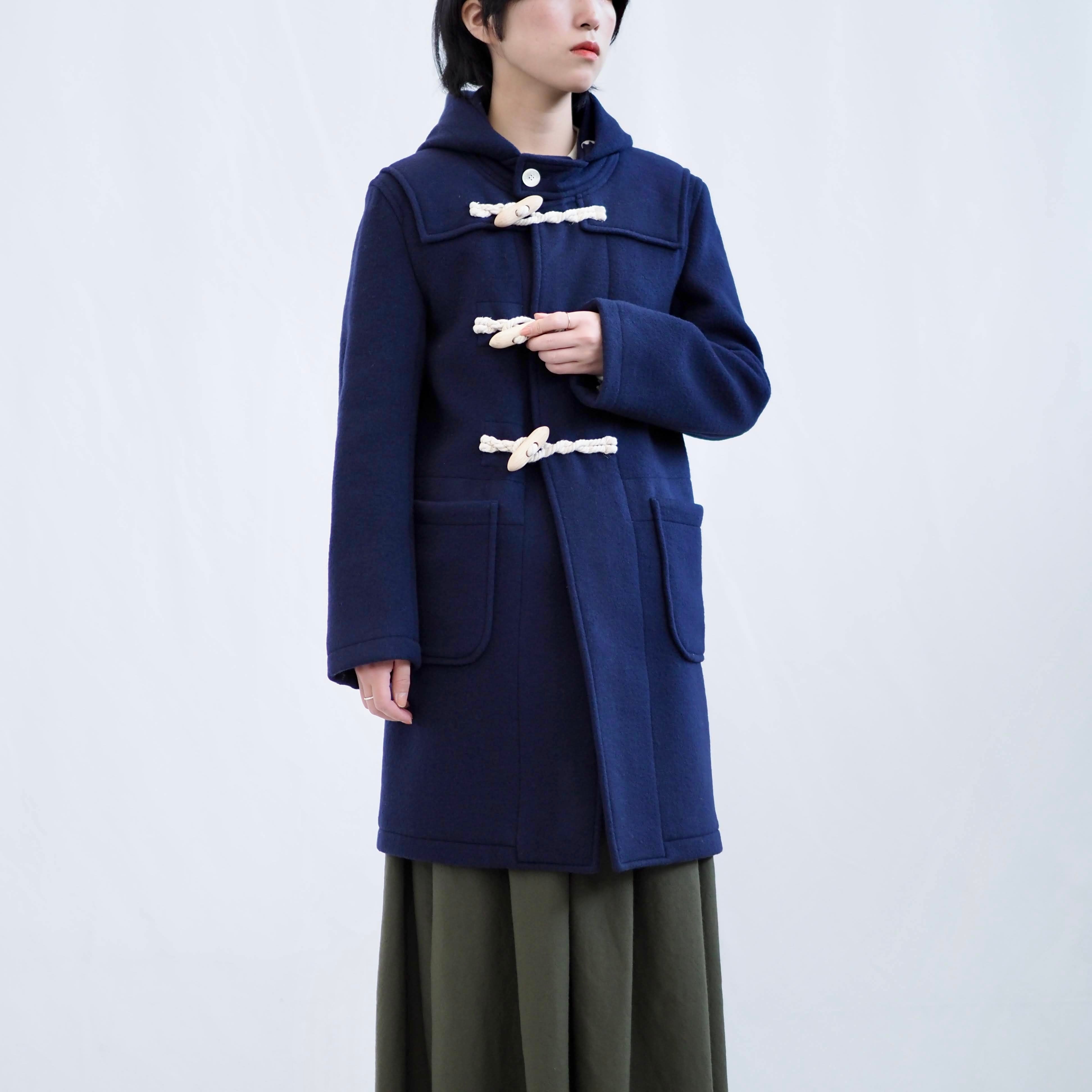ハマグリコート0.7 ネイビー 尾州 ダッフルコート | blanket
