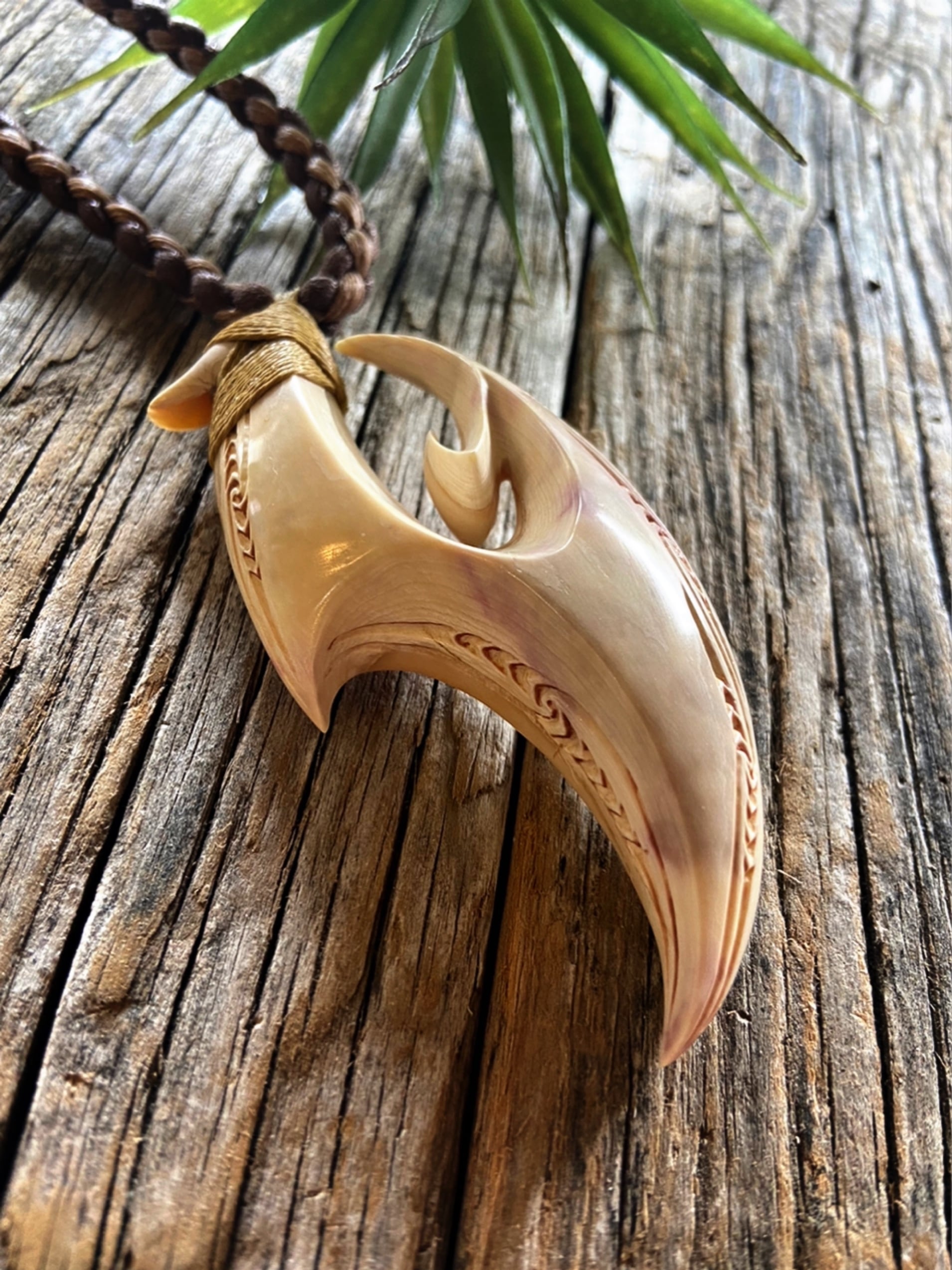 マッコウクジラ歯hook | Kz'bone