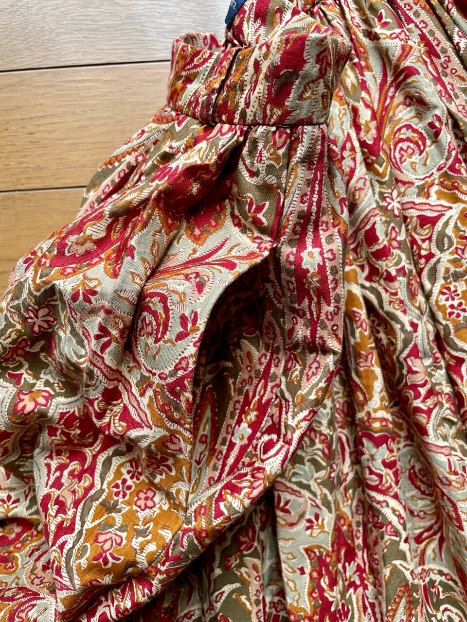 90年代 ラルフローレン 女性用ペイズリー スカート 7号 ユーズド