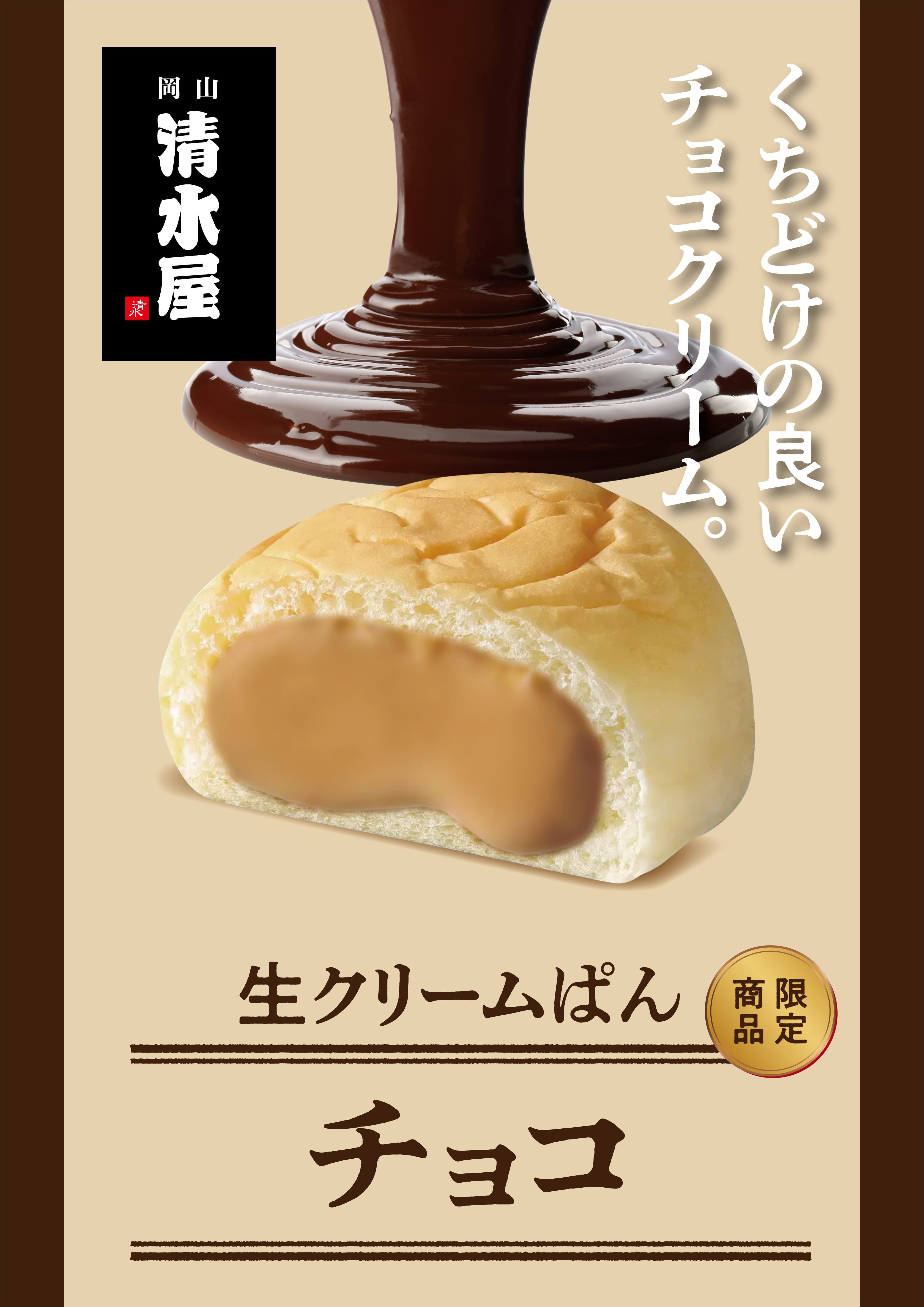 生クリームパン10個セット【チョコ】 | 清水屋公式通販【ShimizuyaNET】