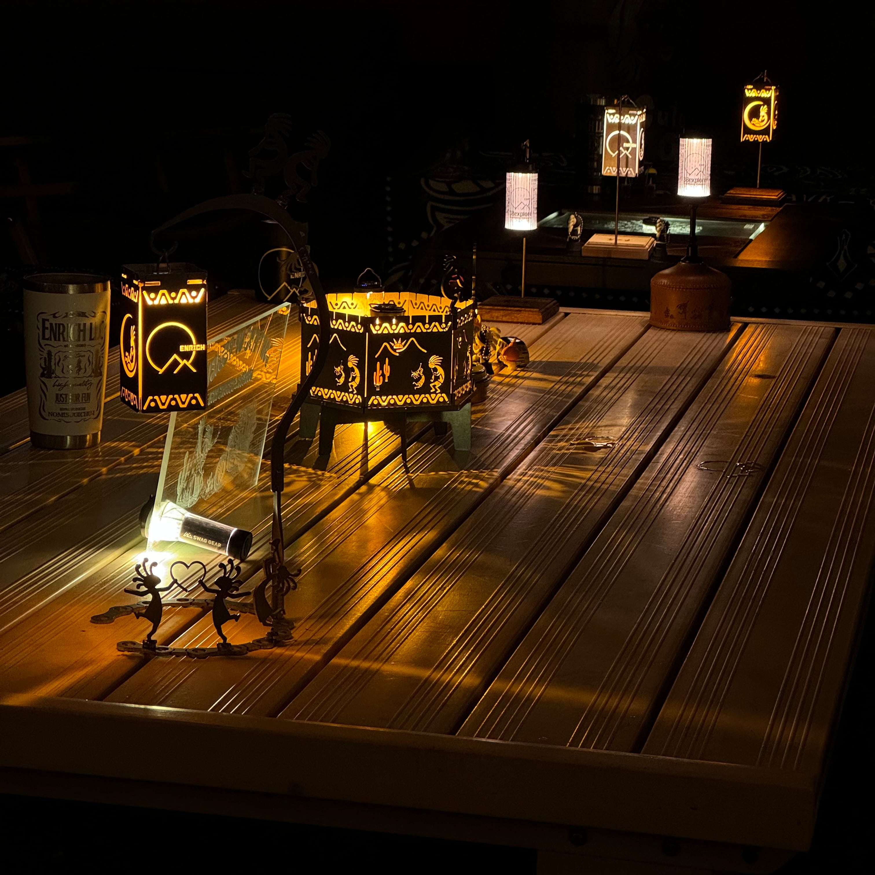 ココペリミニ】置き型ランタンシェード | ココペリグッズ、キャンプ