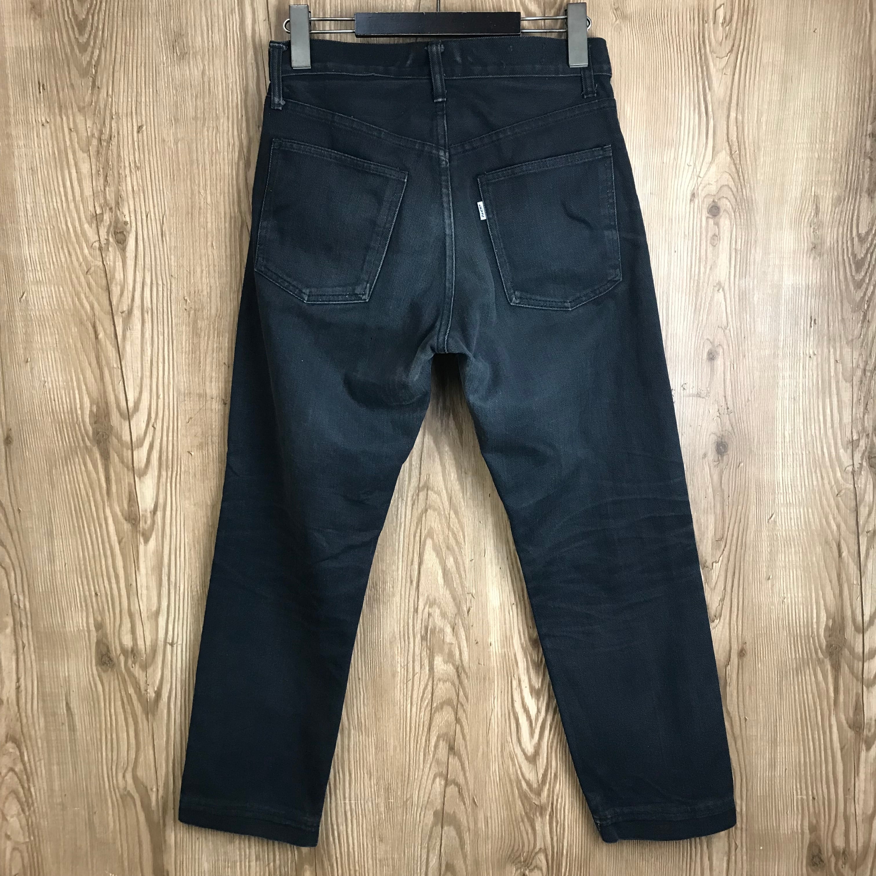 白タブ BIGE 60s Levi's リーバイス カツラギ ブラックデニム パンツ