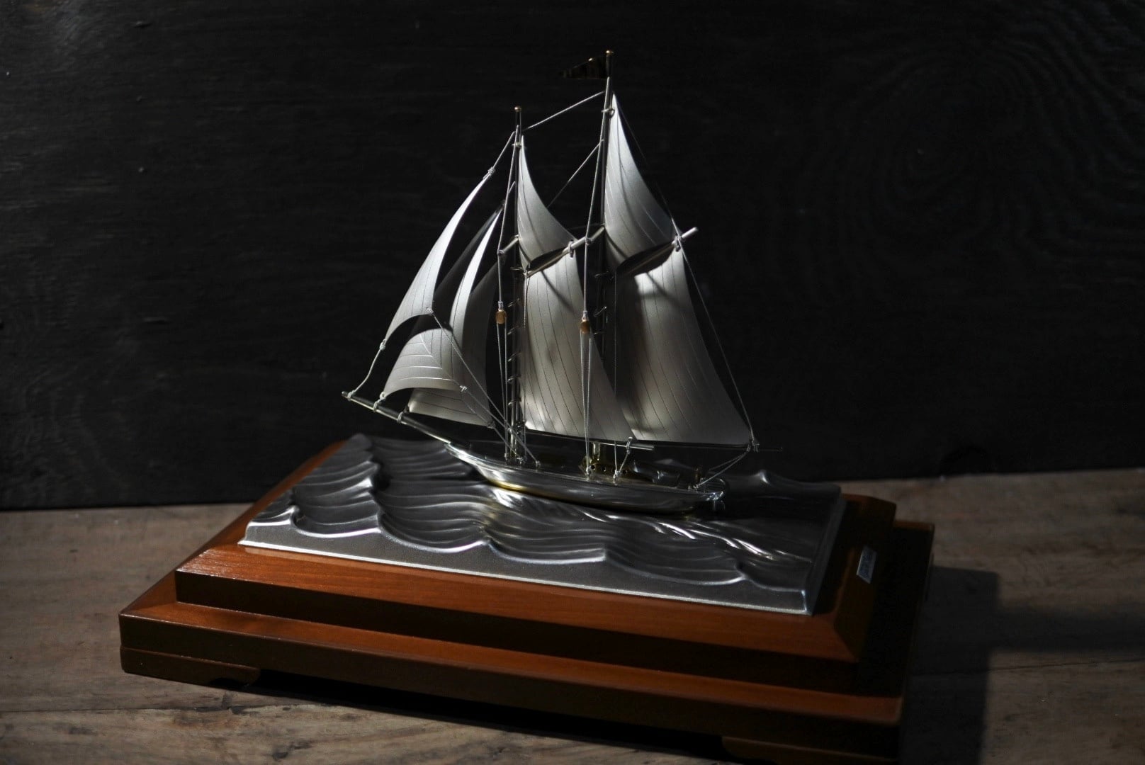 武比古 銀製 ヨット 2本マスト シルバー985 純銀 STERLING SILVER