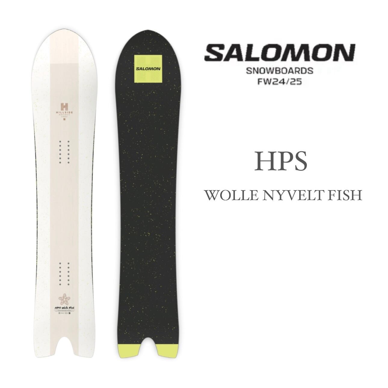 24-25モデル . SALOMON .『 HPS - WOLLE NYVELT FISH 』. PRO SERIES