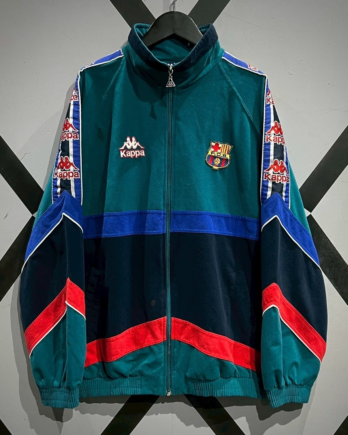X VINTAGE】90's “Kappa”× “FC Barcelona” Vintage Track Jacket