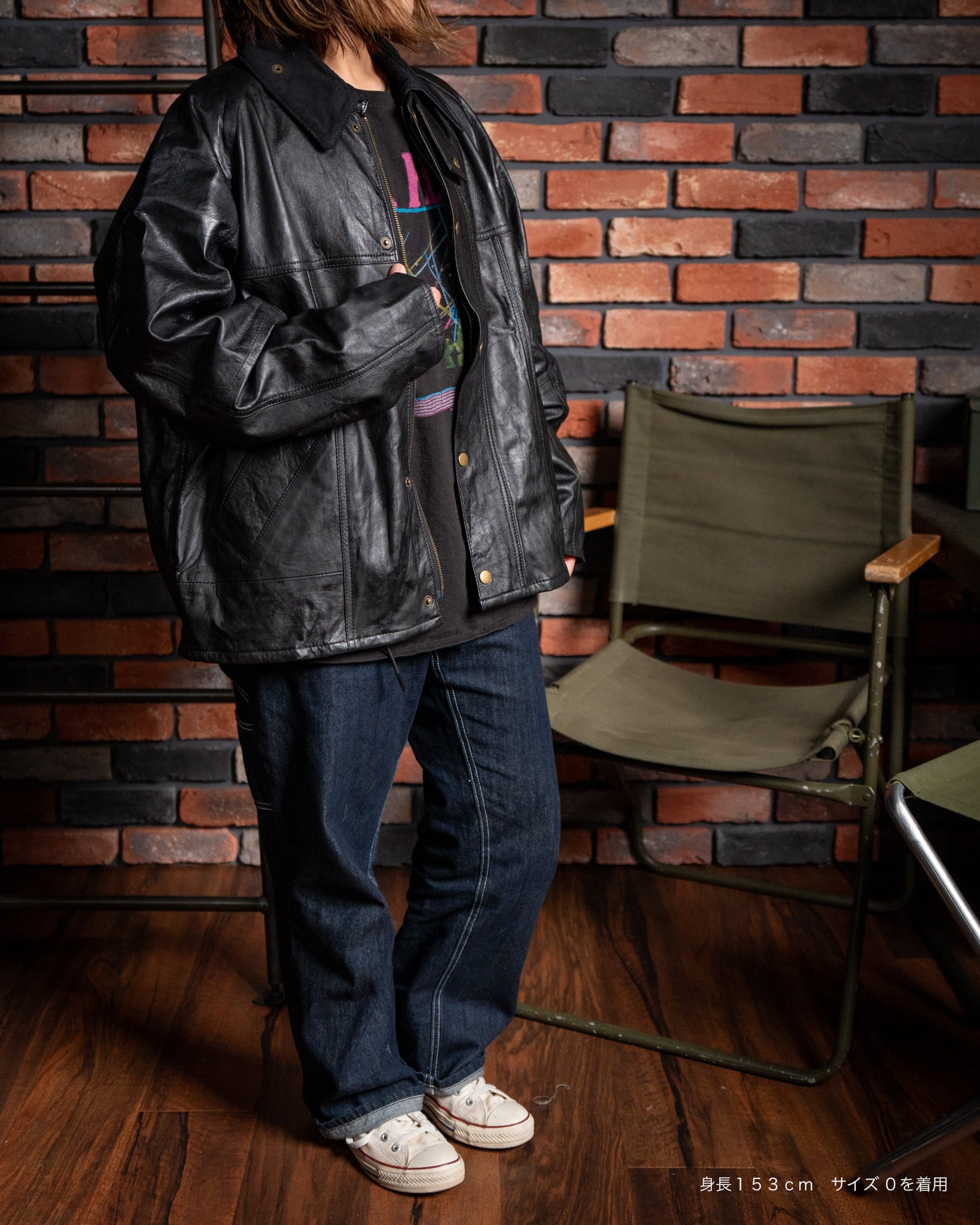 yoused】LEATHER DRIVER'S JACKET ユーズド リメイク レザードライバー