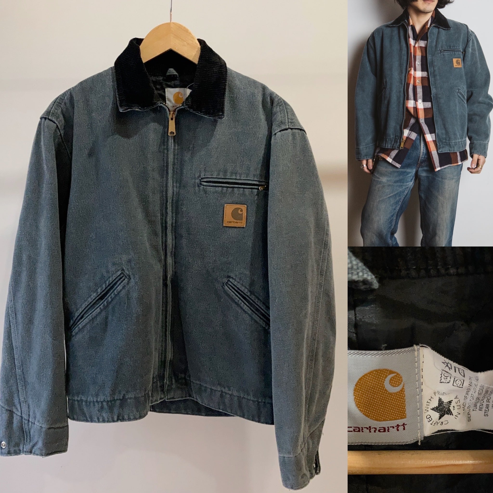 90's Carhartt デトロイトジャケット グレー【1218A42】 | 【公式