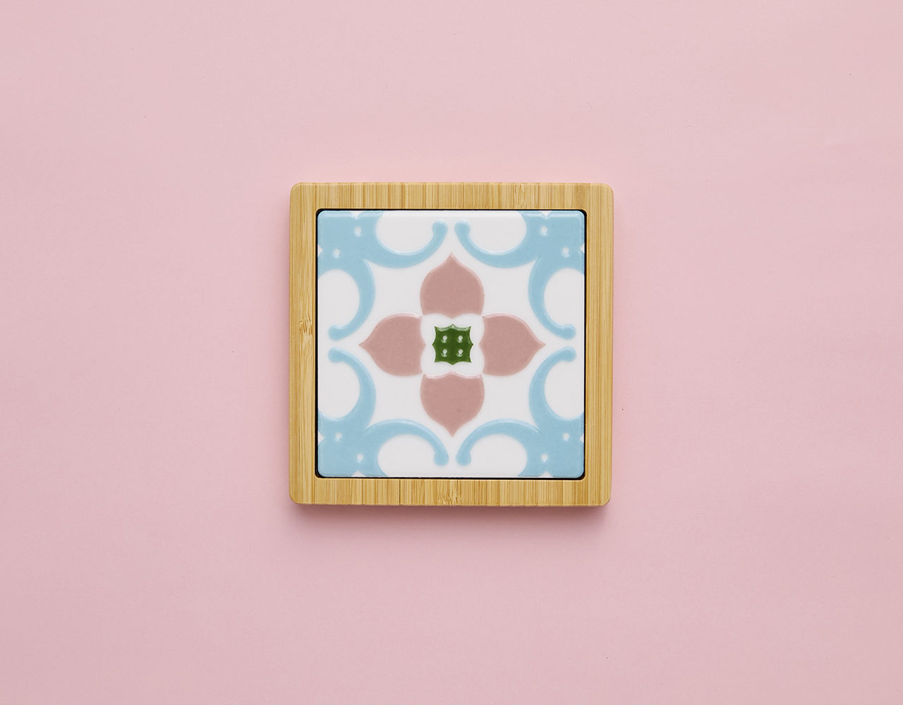 台湾マジョリカタイル「花見幸運」枠なし | 茶嘉葉