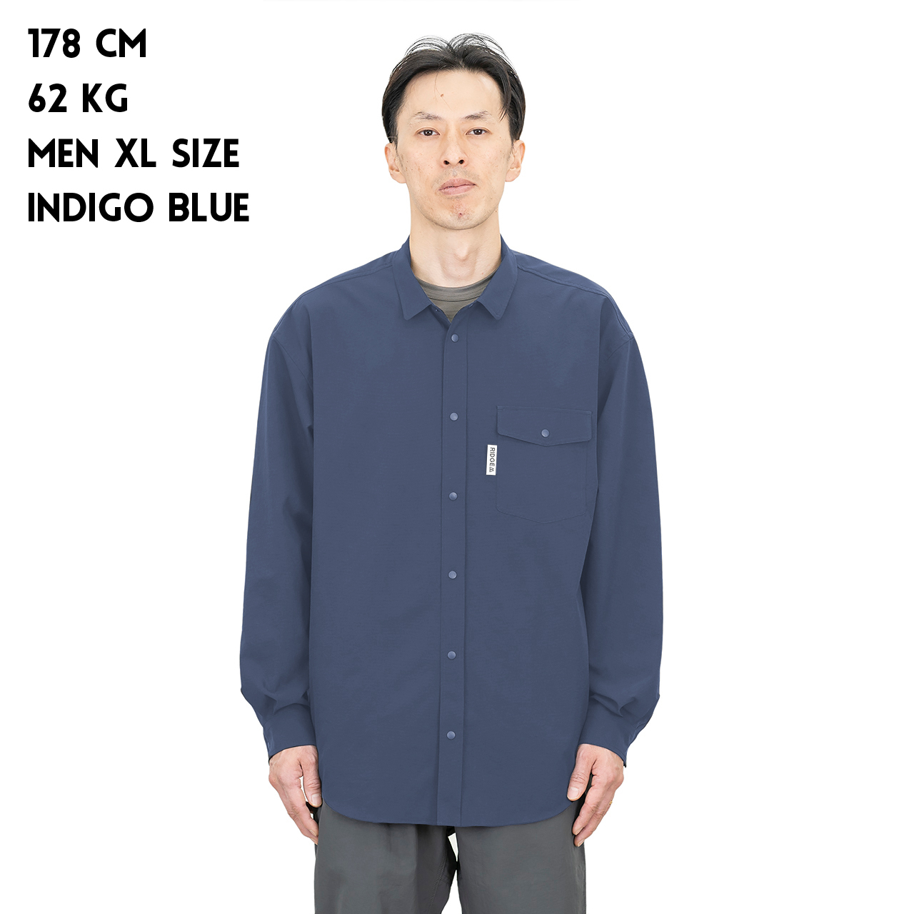 RIDGE MOUNTAIN GEAR Poly Basic Long Sleeve Shirt リッジ マウンテン