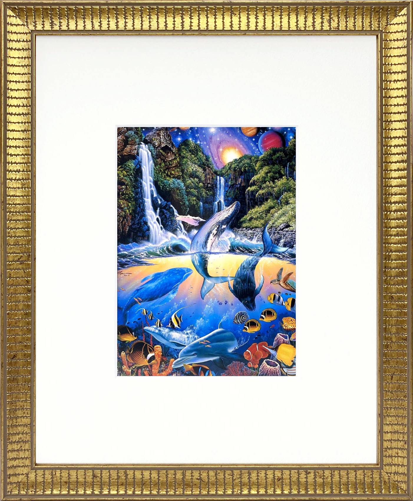 ラッセン ミニアート「サンクチュアリ」額縁 2種展開 絵画 インテリア