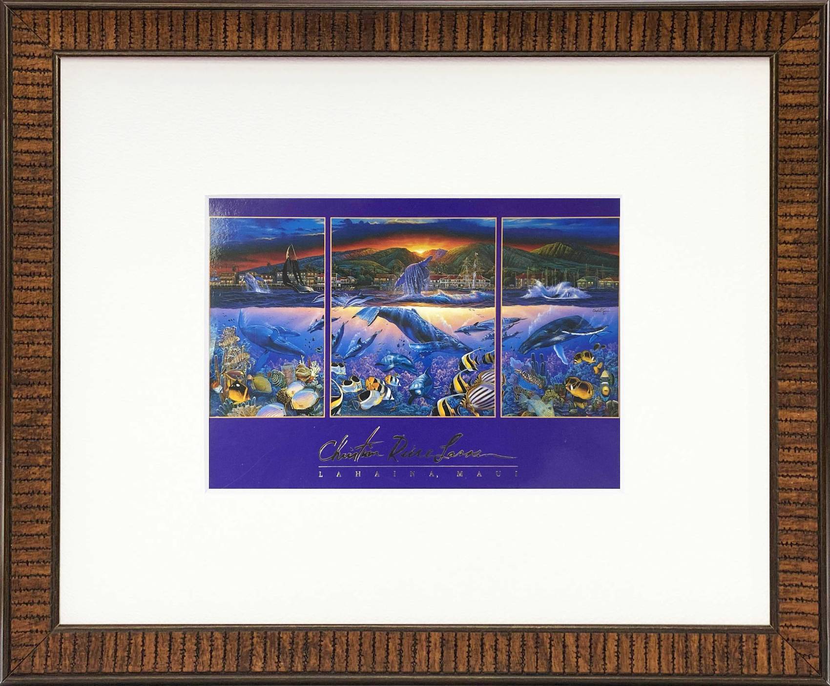 ラッセン ミニアート「ラハイナ ビジョンズ」額縁 2種展開 絵画