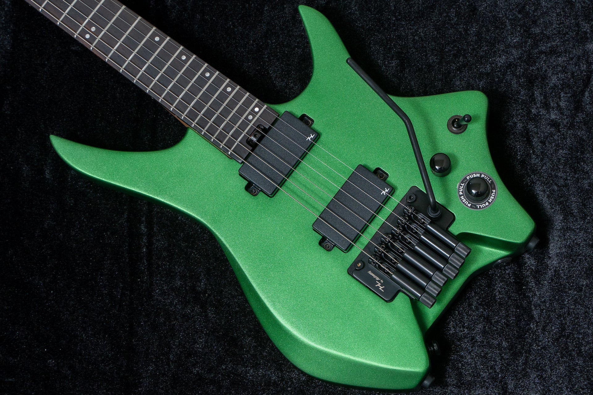 new】HEX Guitars / N500 Metallic Emerald Green – Bass Shop Geek IN Box