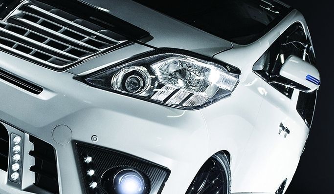 ロウェン ヴェルファイア 20系 後期 アンダーアイラインガーニッシュ