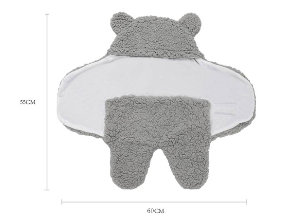 名入れします】クマさん❤モコモコおくるみ | ベネちゃんSHOP「全国の