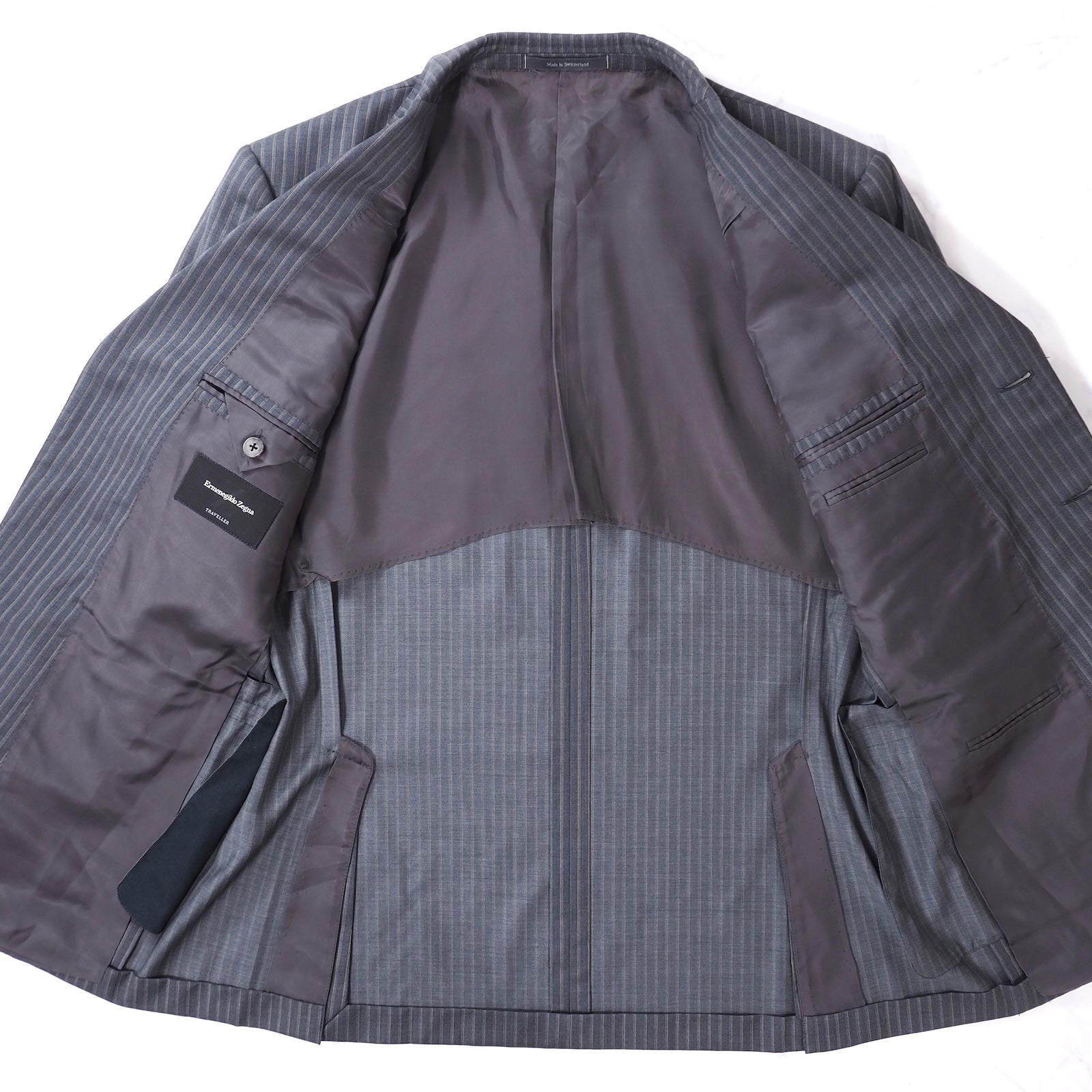 エルメネジルドゼニア Ermenegildo Zegna トラベラー ウールシルク