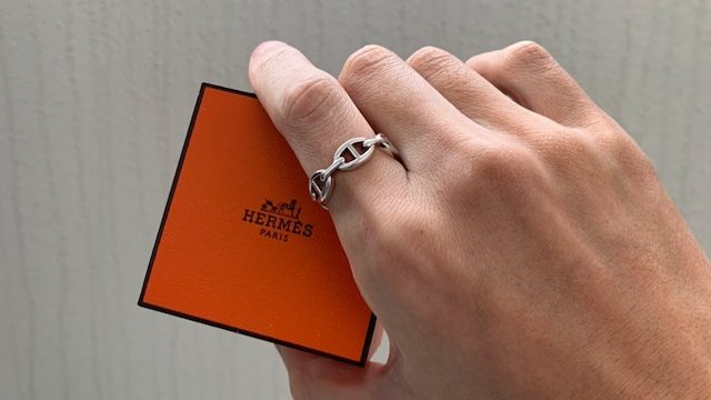 HERMES (エルメス)】 シェーヌダンクルのアンシェネリングを購入して