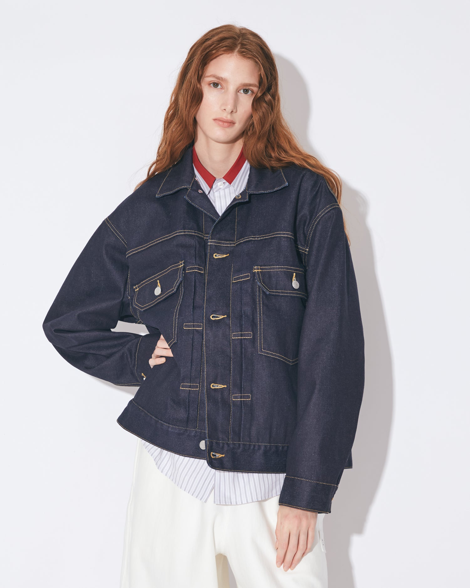 selvedge denim relax blouson – beautiful people online store
