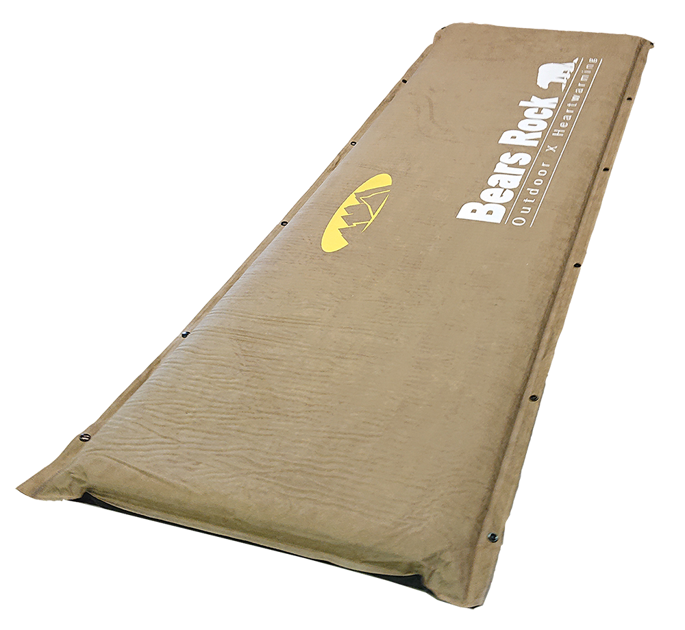インフレータブル(自動膨張式)マット8cm MT-108F - Bears Rock:寝袋