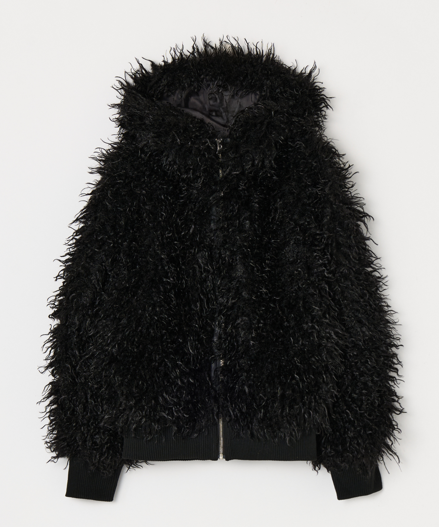 ZIP UP HOODED FUR BLOUSON – BEEDEN