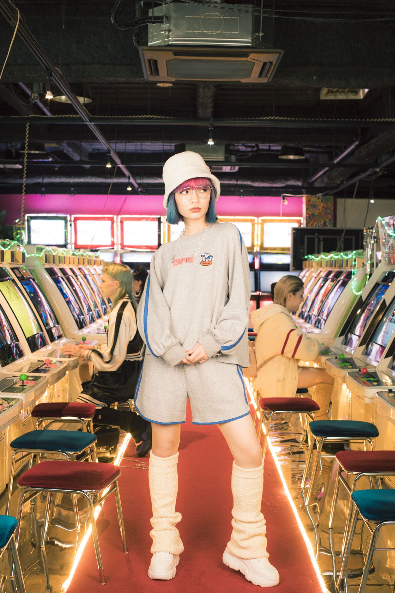 BEFTEY / スウェットセットアップ（グレー）