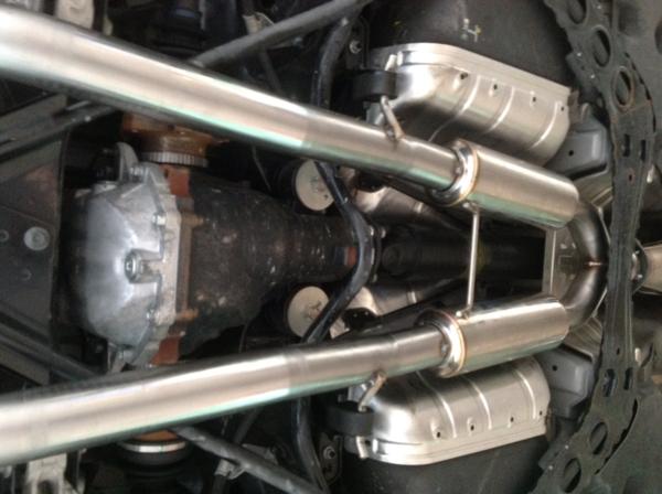 フェアレディZ Z34 中間パイプ タイコ付 ステン 60Φ センターマフラー