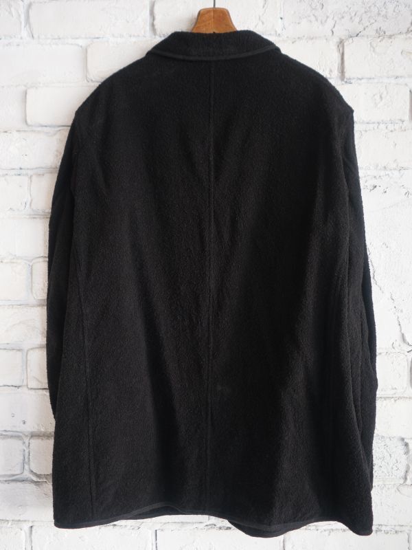 COMOLI シルクパイルスモーキングジャケット(V01‐01009)