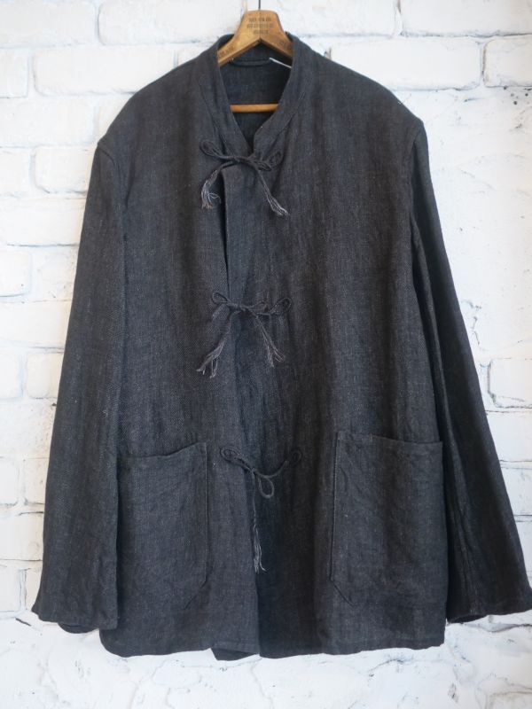 COMOLI コモリ リネンスタンドカラージャケット(V01-01010)