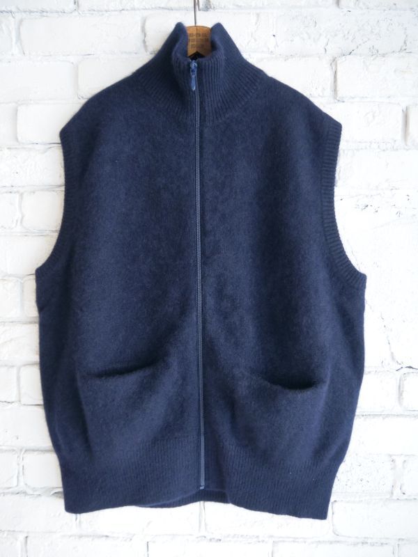 MAATEE&SONS CASHEMERE 強圧縮 JIP VEST マーティーアンドサンズ