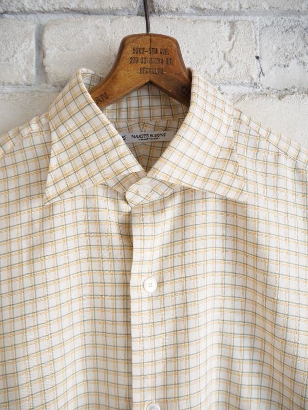 MAATEE&SONS LIAN C/S CHECK / マーティーアンドサンズ ライアン