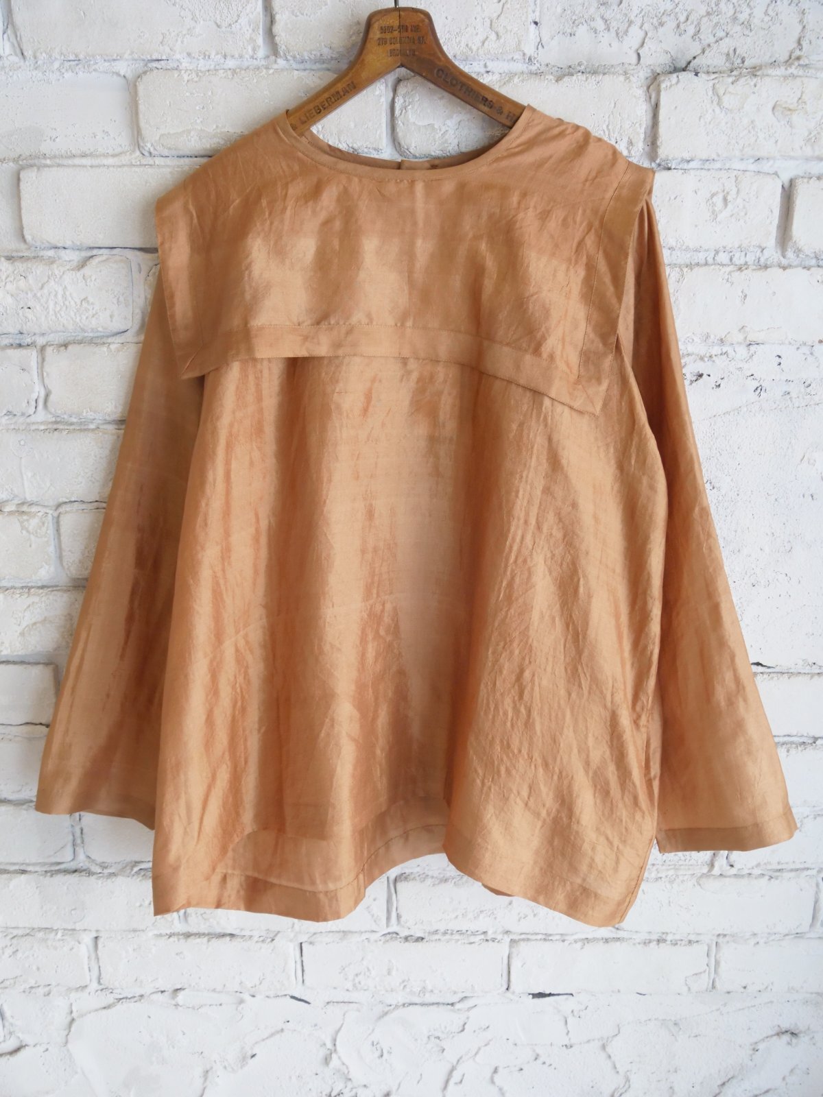 BUNON ブノン バックボタンセーラーブラウス(BN4034)