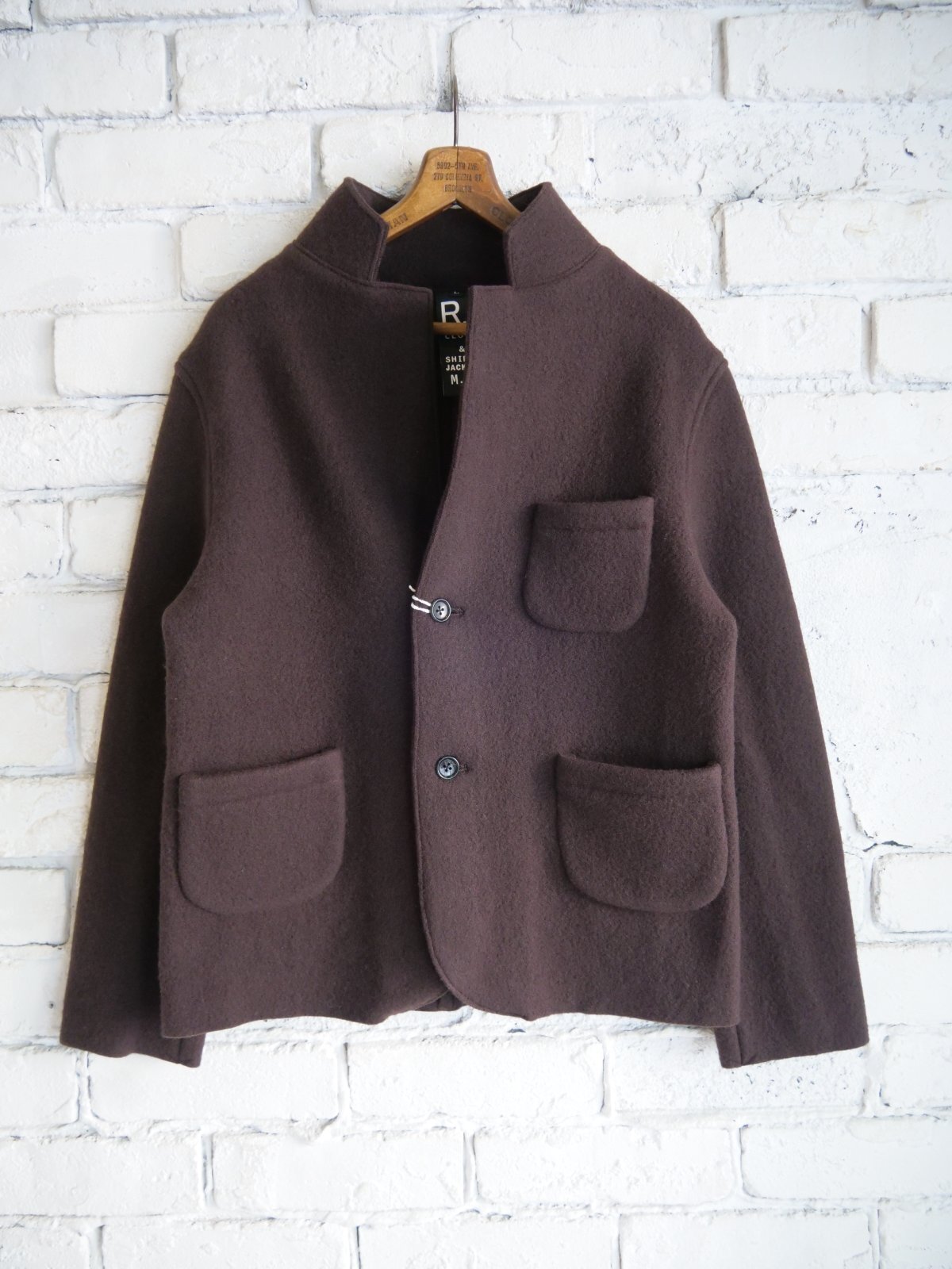 R&D.M.Co- / OLDMAN'S TAILOR WOOL FELT KNIT JACKET オールドマンズ