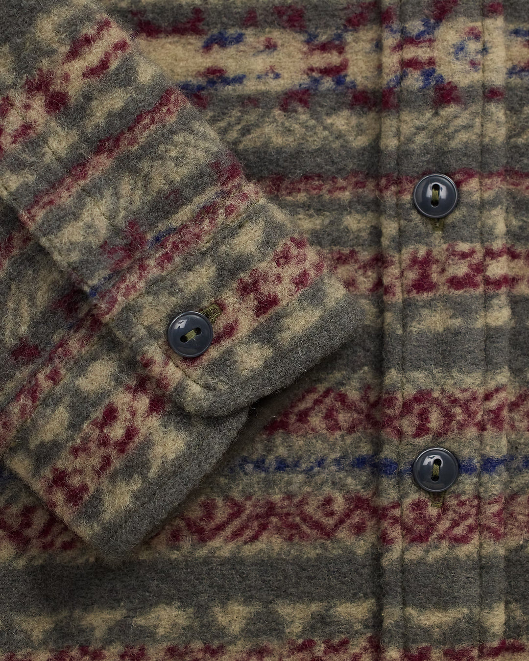 RRL Fair Isle Wool-Blend Workshirt - Red/multi – Berkeley Supply