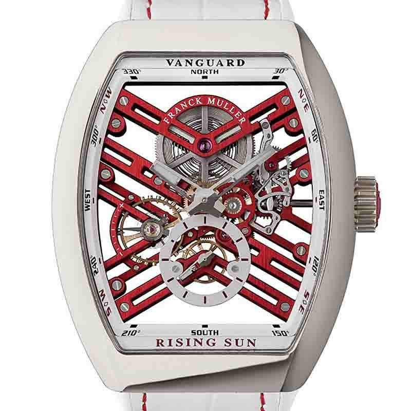 FRANCK MULLER VANGUARD 7 DAYS POWER RESERVE SKELETON RISING SUN