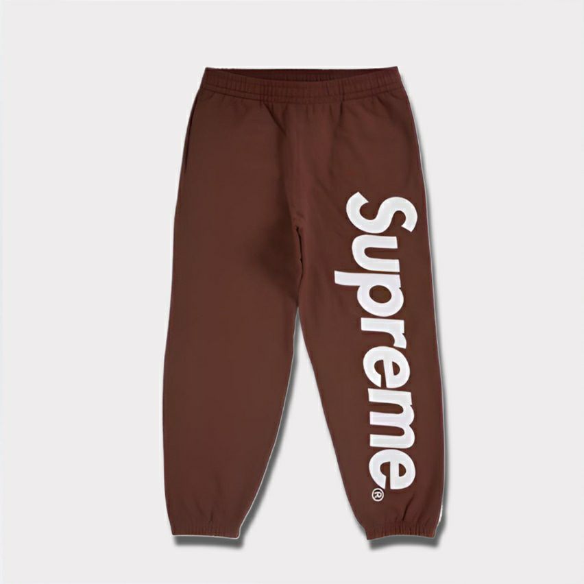 Supreme シュプリーム 2024AW Satin Applique Sweatpant サテン