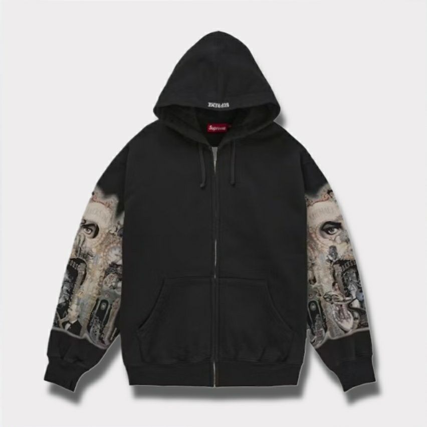 Supreme シュプリーム 2025AW Collegiate Applique Zip Up Hooded