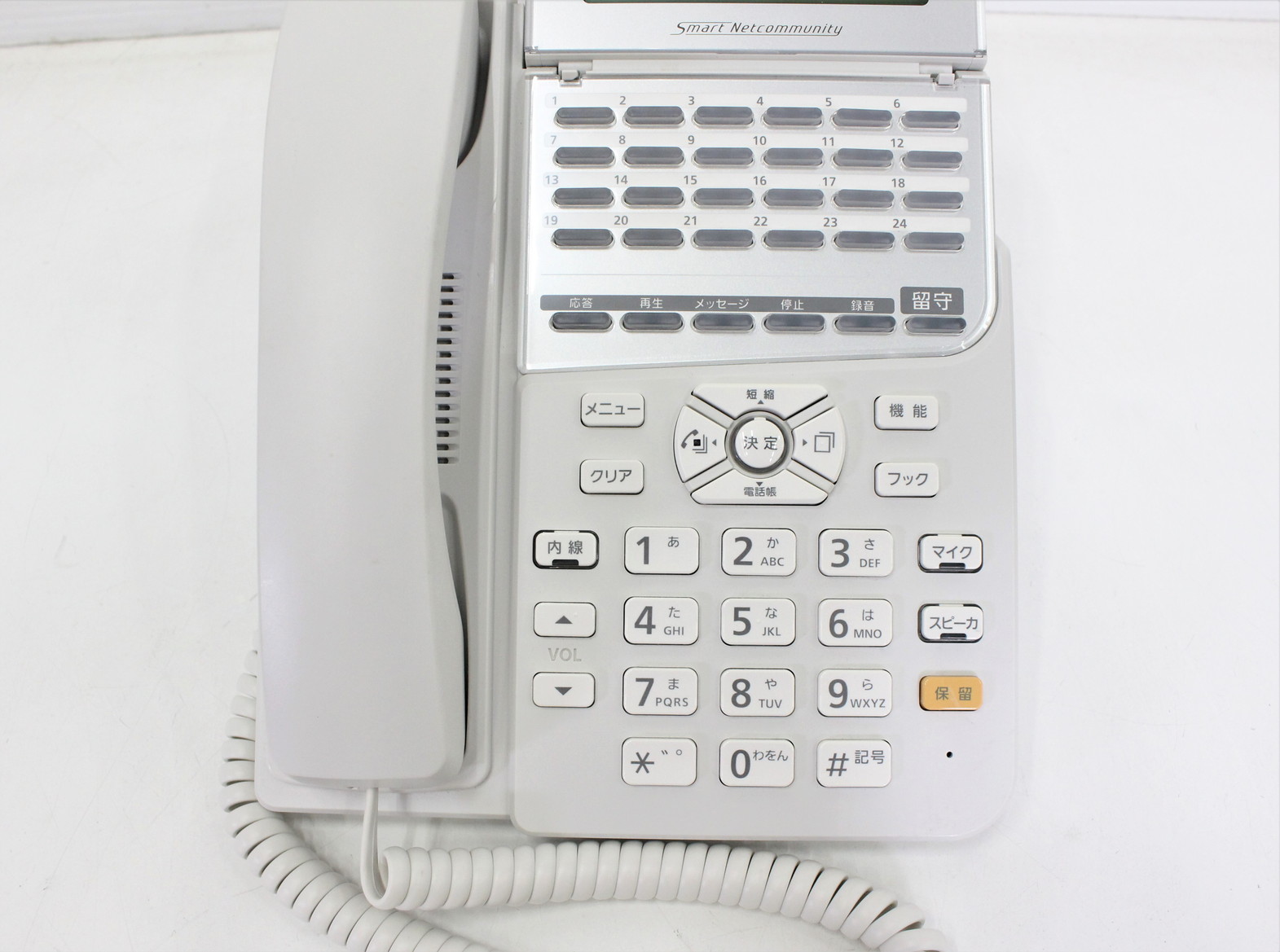 ZX-(24)RECSTEL-(1)(W) αZX ZX-｢24｣キｰ標準スター録音電話機-｢1｣｢W