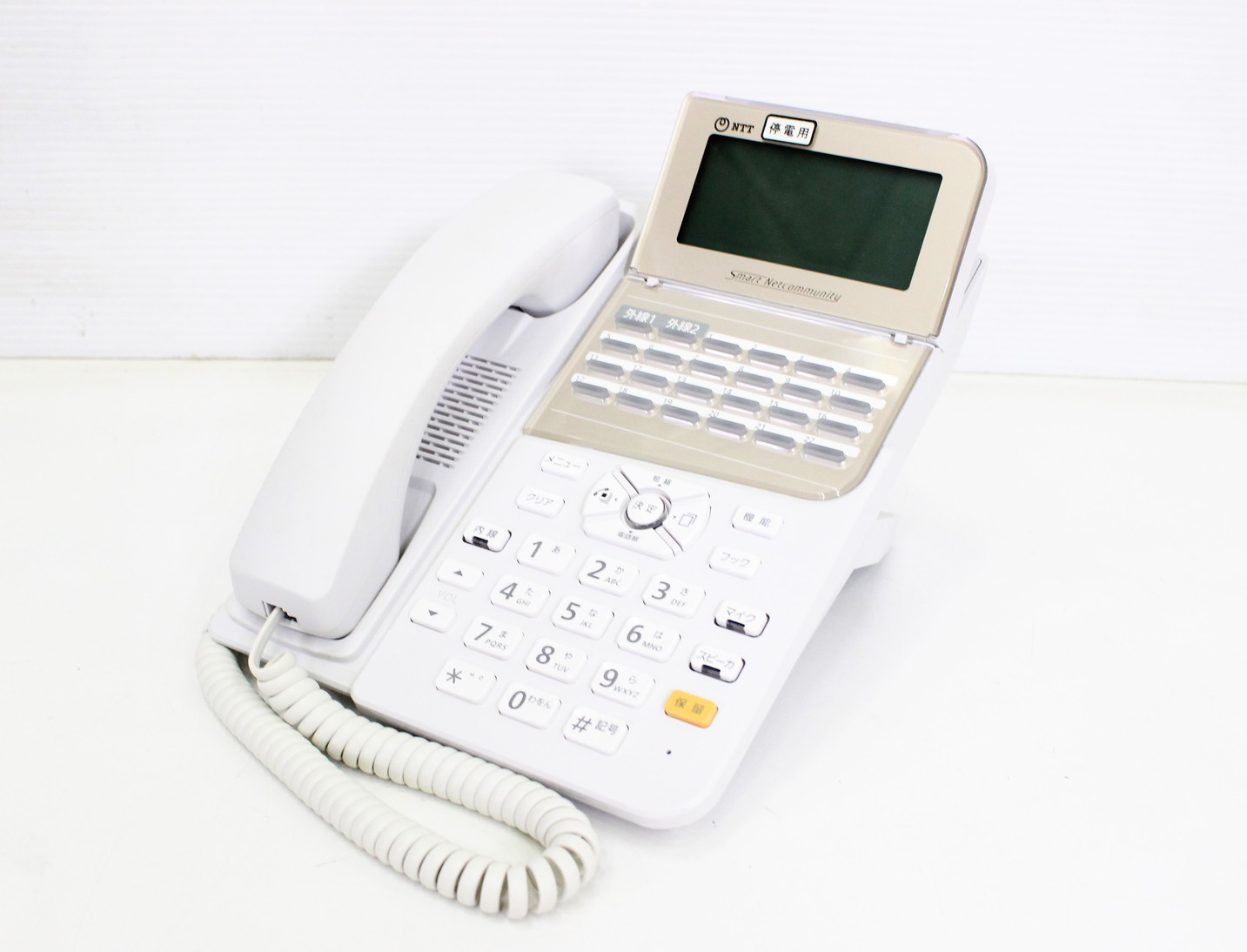 ZX-(24)IPFSTEL-(H1)(W) NTT製電話機 ZX-｢24｣キｰISDN停電スター電話機