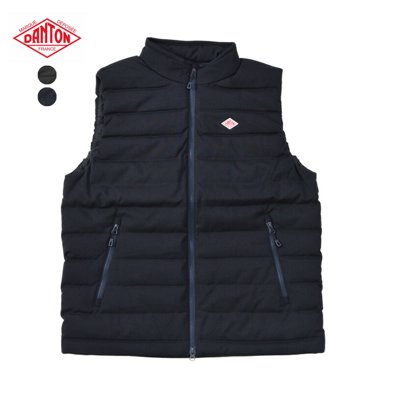 ダントン DANTON/ウールライク ポリエステル ミドルダウン ベスト DT