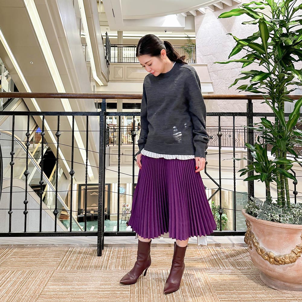 WINTER SALE】PLAN C(プラン シー)GOCAD30E0Z プリーツスカート