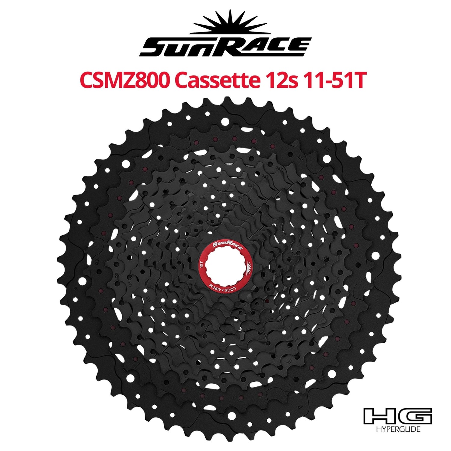 SunRace CSMZ800 12s 11-51T Cassette | Bikecomponents.ca