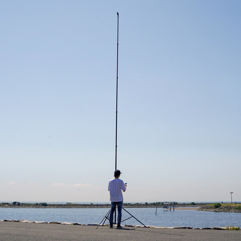 空撮/高所点検/サッカー撮影/7.5m】Bi Rod 6C-7500＋専用三脚セット